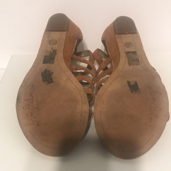 SAM Edelman sandals size 5 suede new condition. Caramel colour - Picture 5 of 10